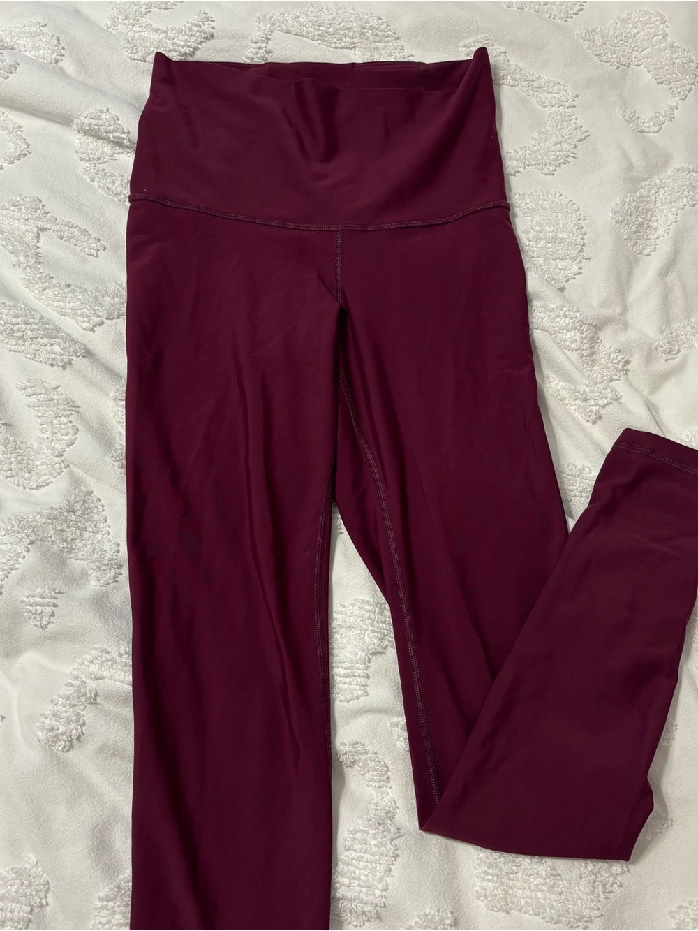Old Navy High-Waist Burgundy Leggings